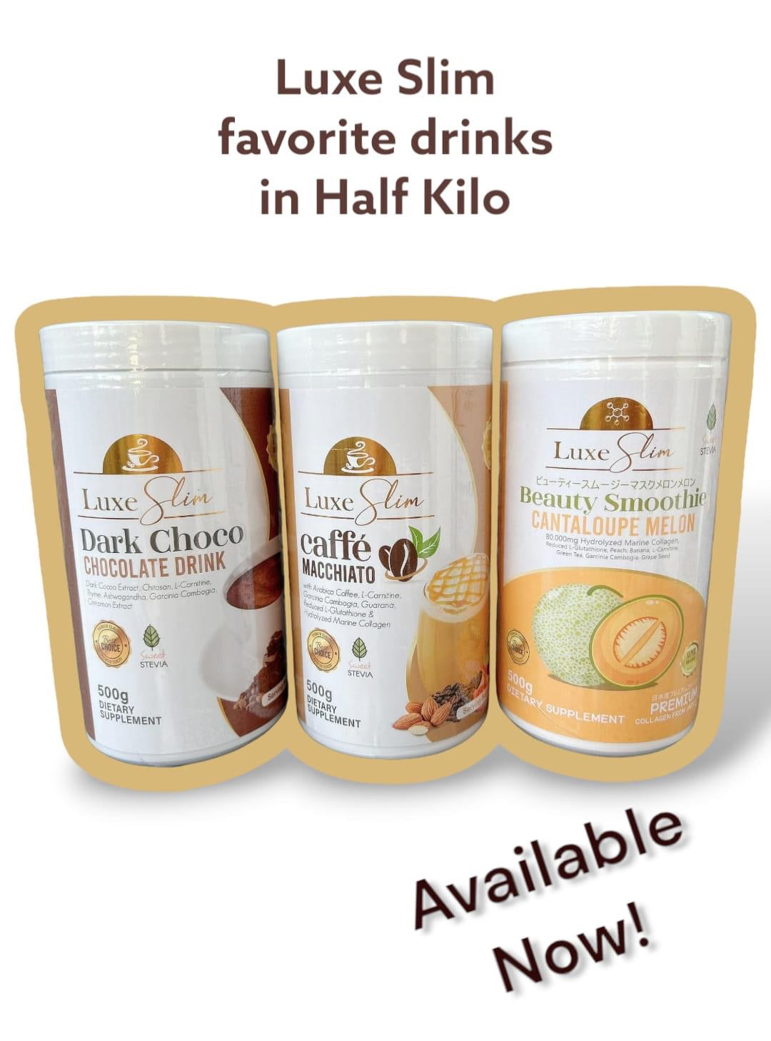 Luxe  - Beauty Smoothie Cantaloupe Melon - Canister HALF KILO 500g