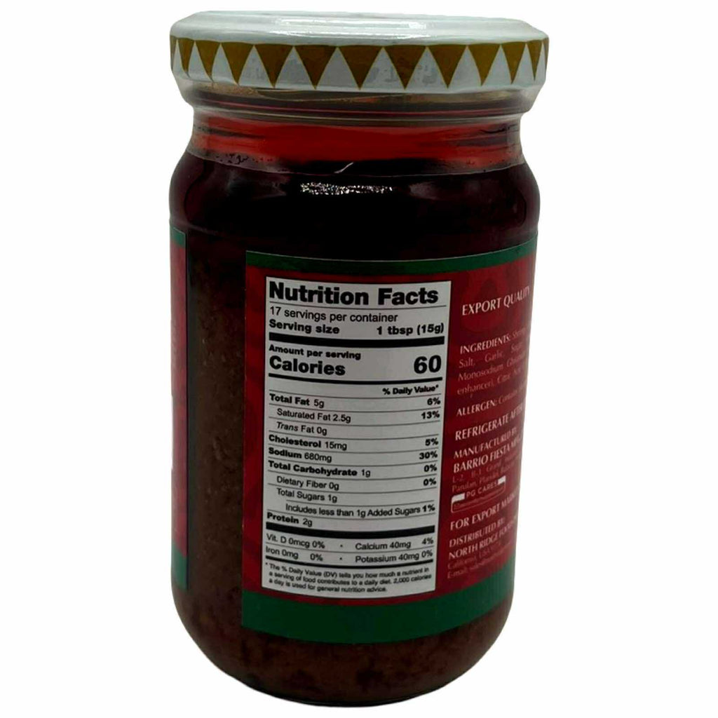 Barrio Fiesta - Bagoong Hipon - REGULAR - 250 G