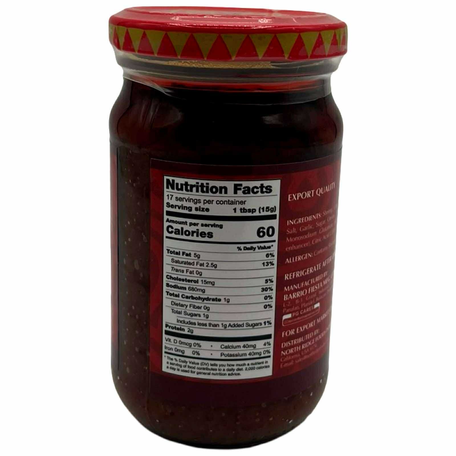 Barrio Fiesta - Bagoong Hipon - SPICY - 250 G