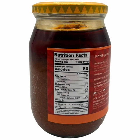 Barrio Fiesta - Bagoong Hipon - SWEET Flavor - Large - 500 G