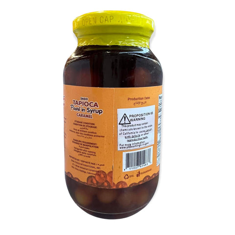 Buenas - Sago Tapioca Pearl in syrup - Caramel - 340 G