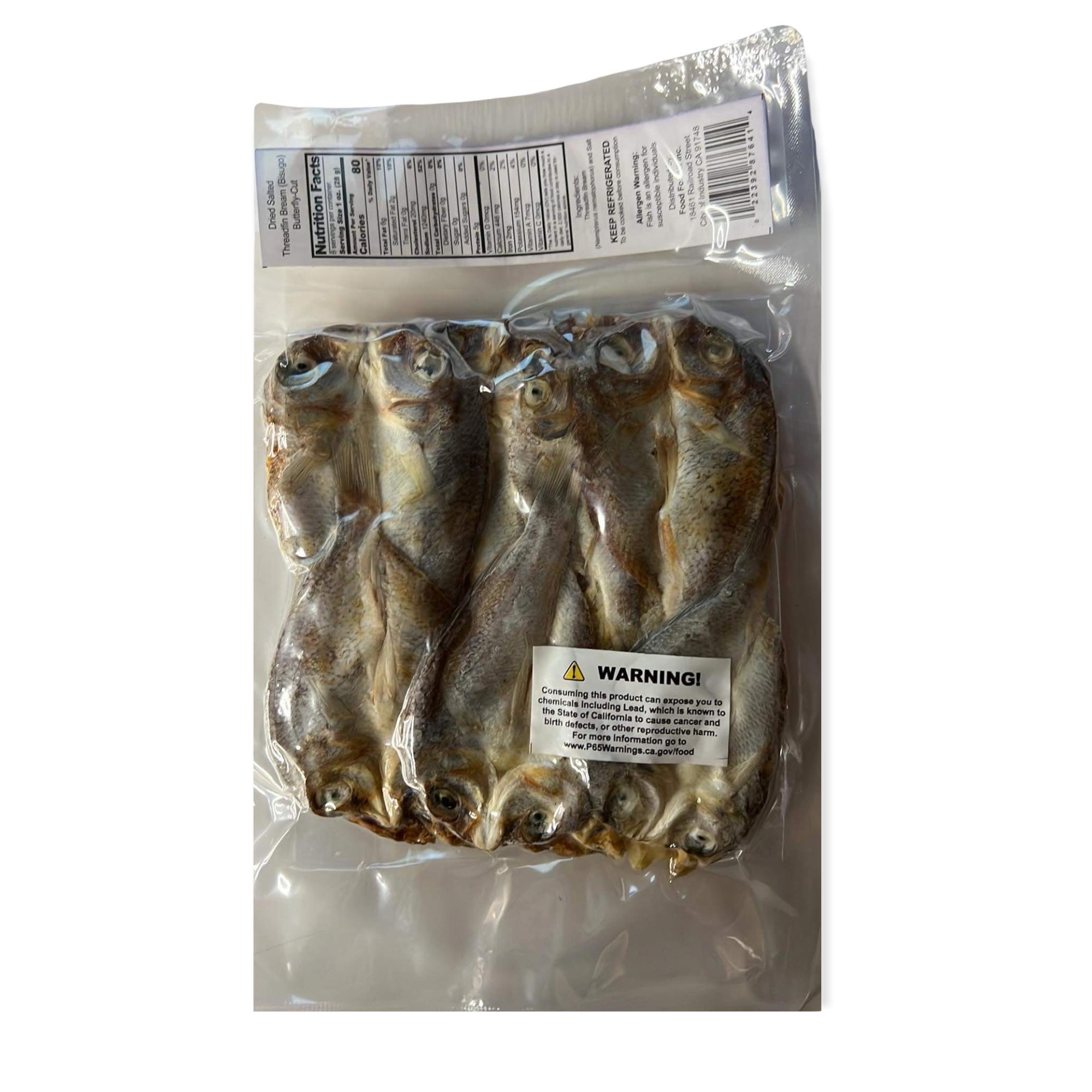 Pangasinan Brand - Dried Salted Threadfin Bream (Bisugo) Butterfly-Cut - 227 G