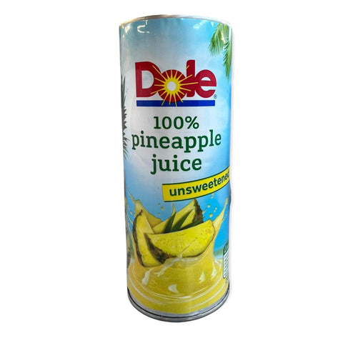 Dole - 100% Pineapple Juice - Unsweetened in can - 240ml