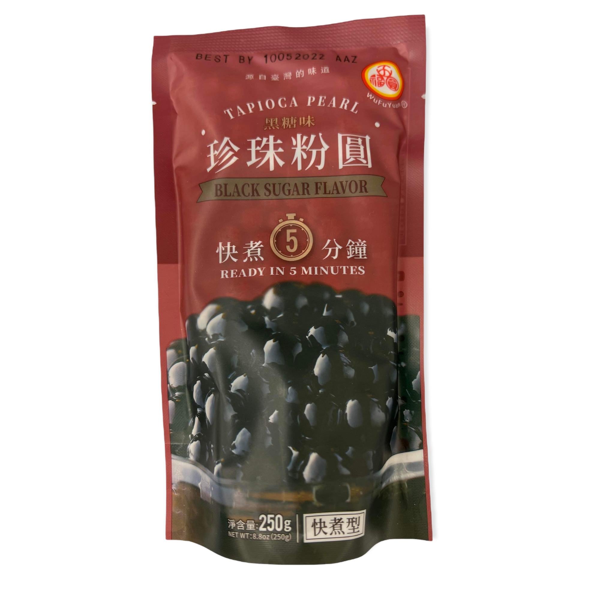 WufuYuan - Tapioca Pearl - Black Sugar Flavor - 250G