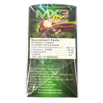 MX3 Plus - Mangosteen Capsule with L- Carnitine - 30 Capsules