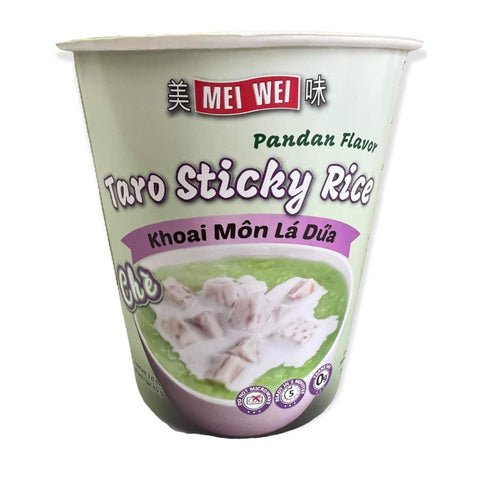 Mei Wei - Taro Sticky Rice - Pandan Flavor - 3 OZ