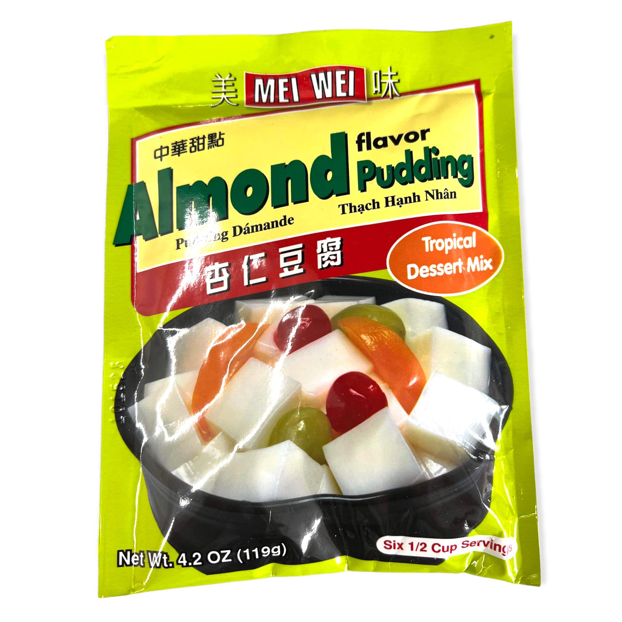 Mei Wei - Almond Flavor Pudding - 4.2 OZ