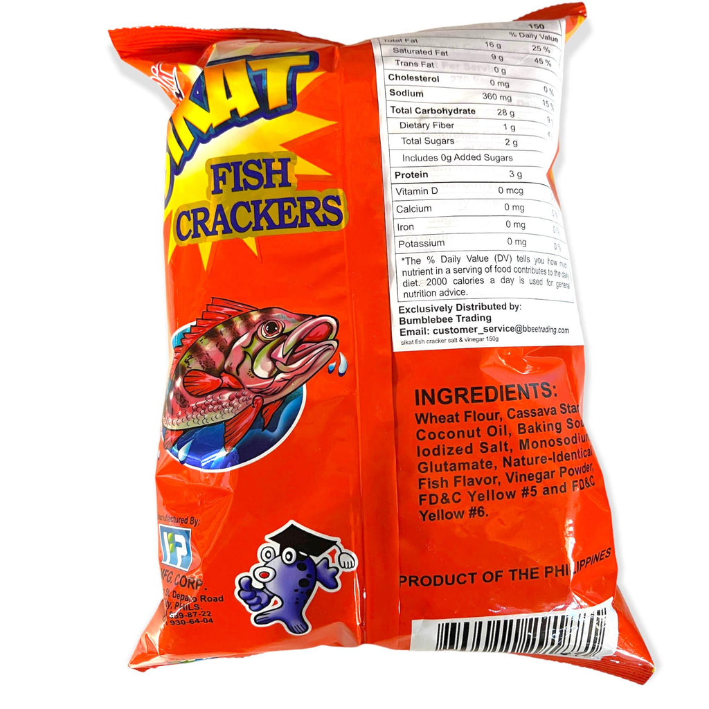 OK - Sikat - Fish Cracker Salt & Vinegar - 150 G