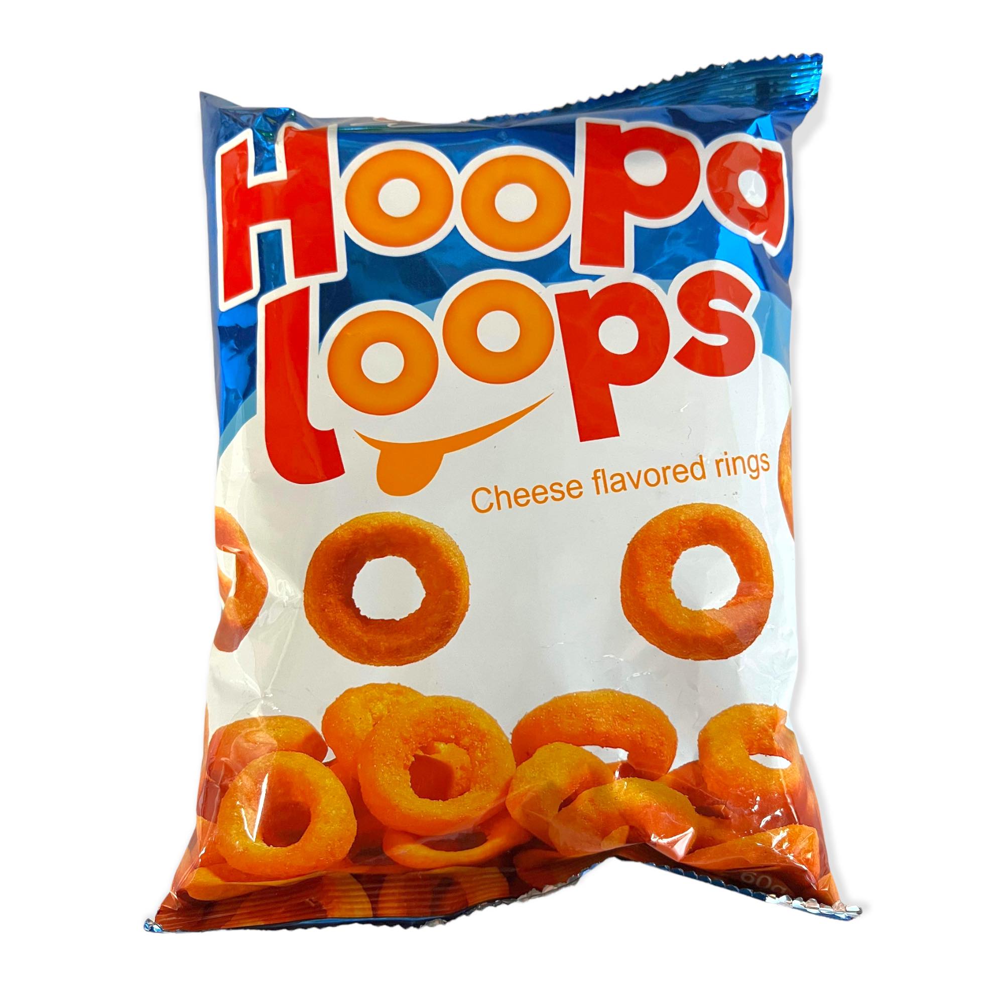 OK - Hoopa Loops Cheese Flavored Rings - 60 G