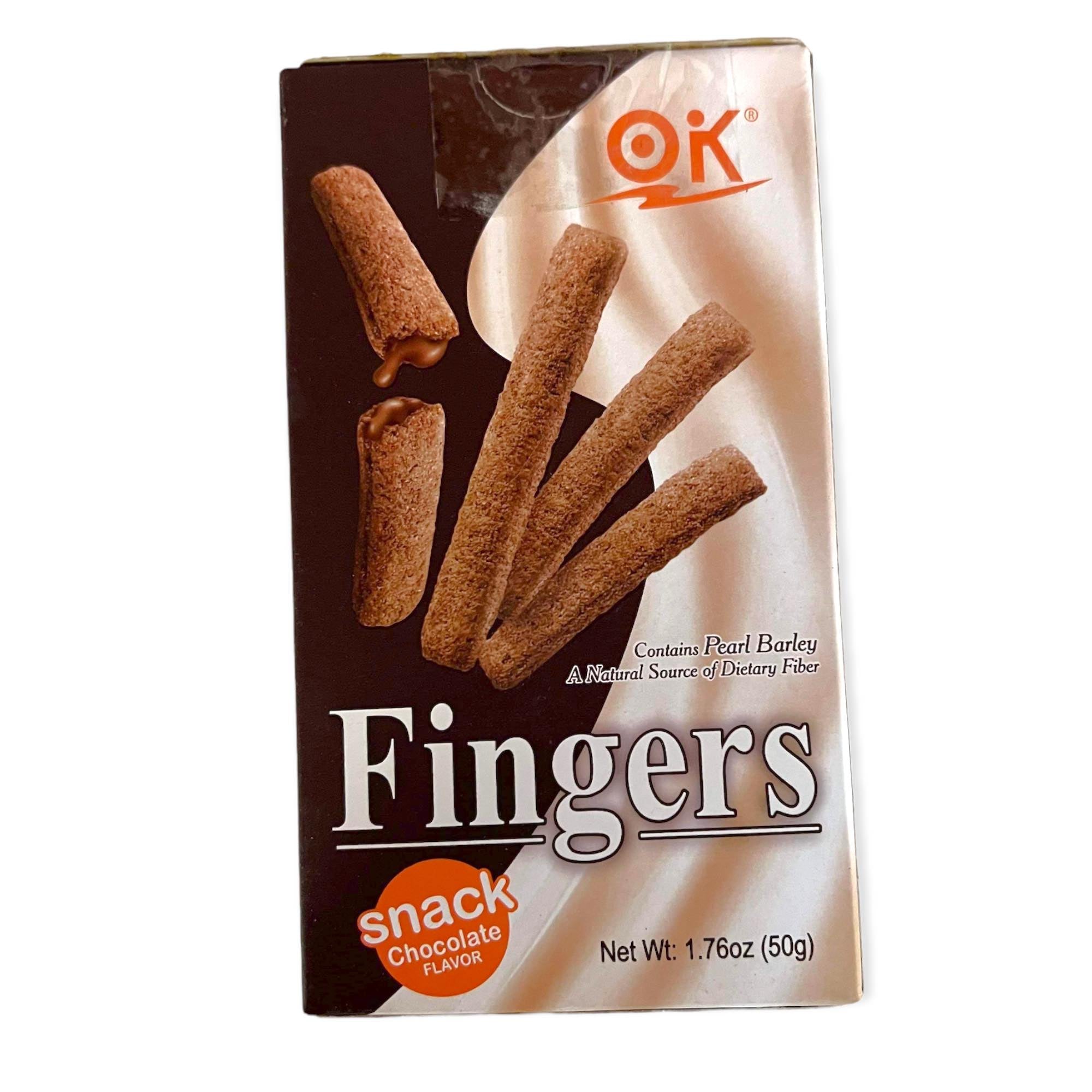 OK - Fingers Snacks Chocolate Flavor - 50 G
