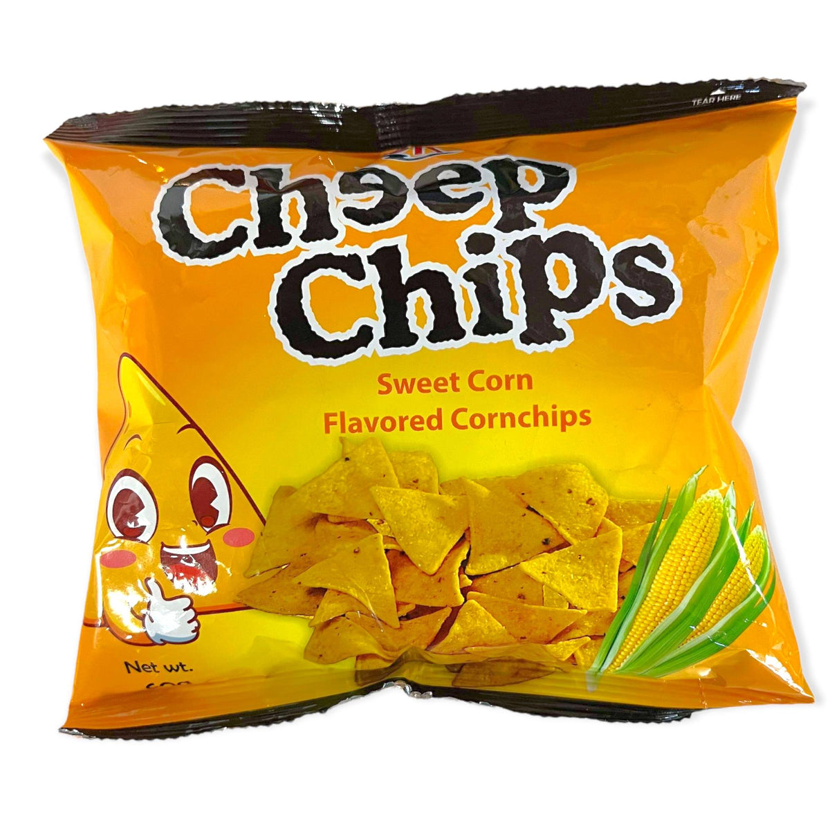 OK Cheep Chips Sweet Corn Flavored Corn chips 60 G Sukli