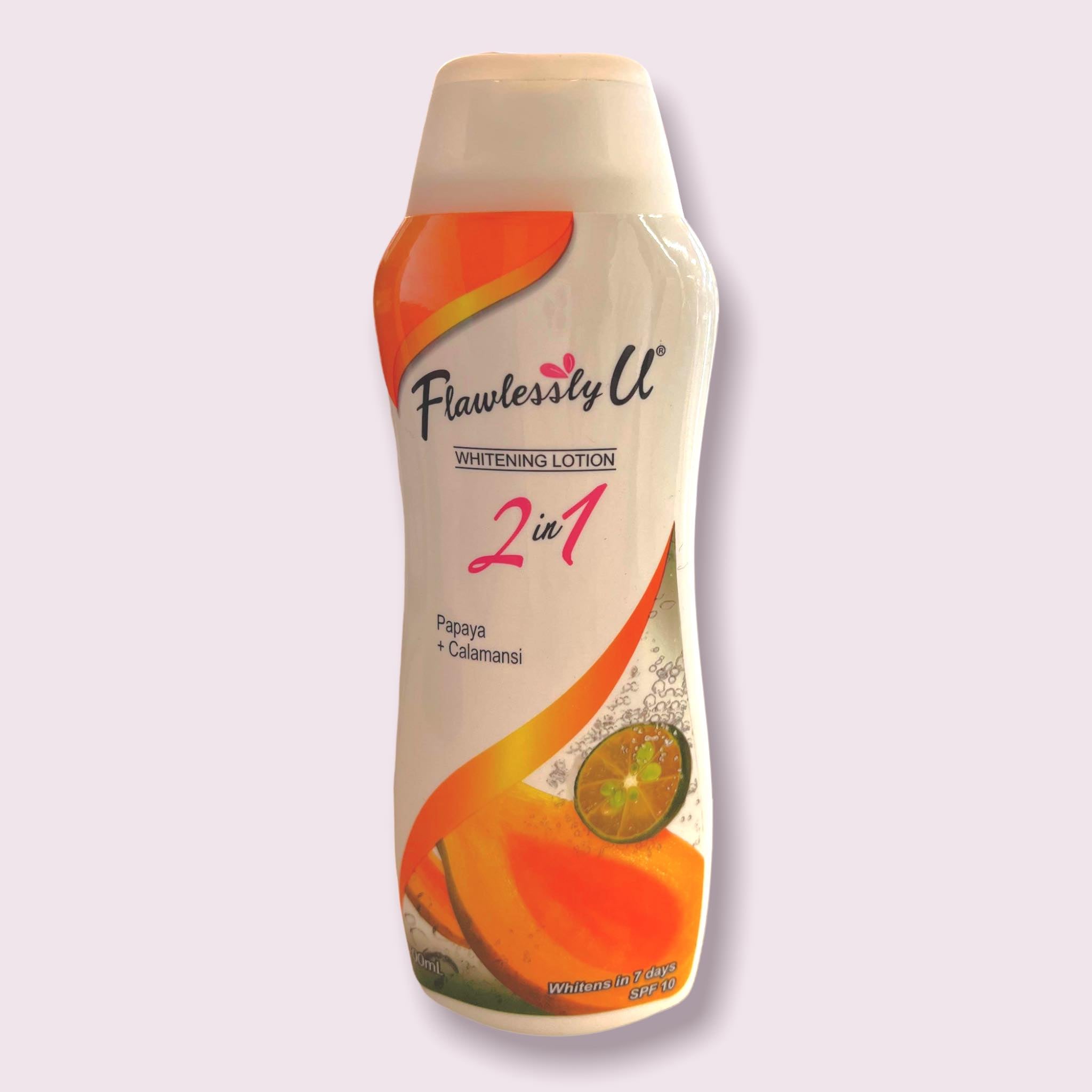 Flawlessly U - Whitening Lotion - 2 in 1 - Orange Papaya + Calamansi - SPF 10