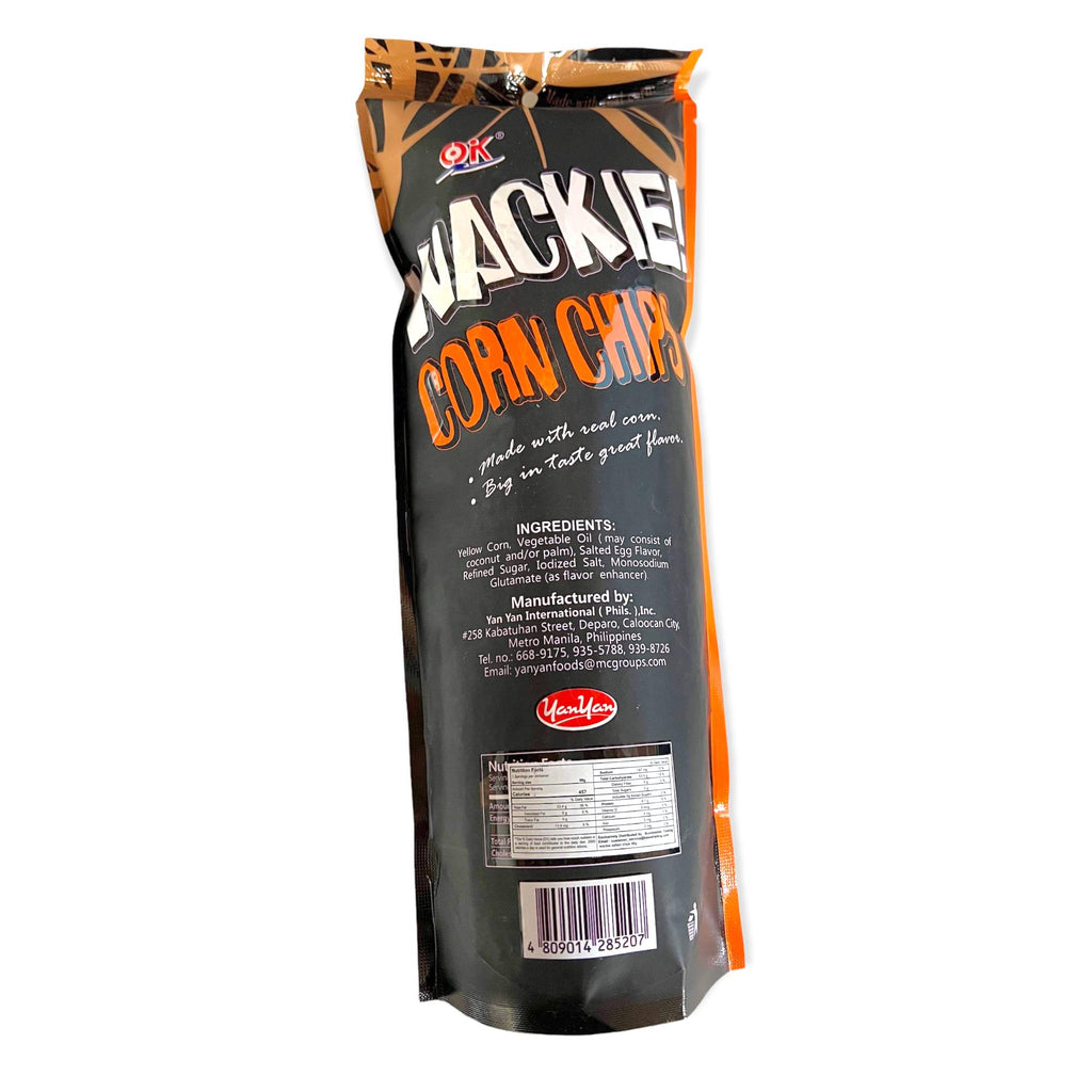 OK - Wackie! Corn Chips Salted Egg Flavor - 100 G