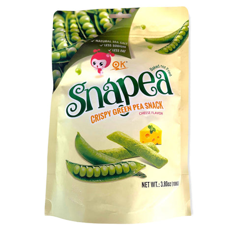 OK - Snapea - Crispy Green Pea Snack - Cheese - 108 G