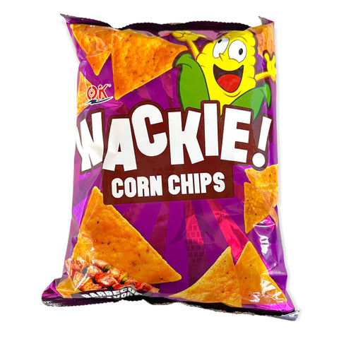 OK - Wackie Corn Chips - BBQ Flavored - 100g