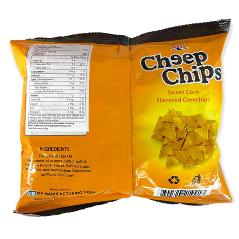 OK - Cheep Chips Sweet Corn Flavored Corn chips - 60 G