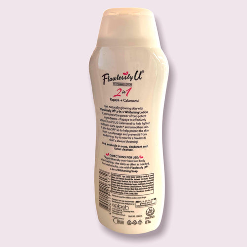 Flawlessly U - Lotion - 2 in 1 - Orange Papaya + Calamansi - SPF 10