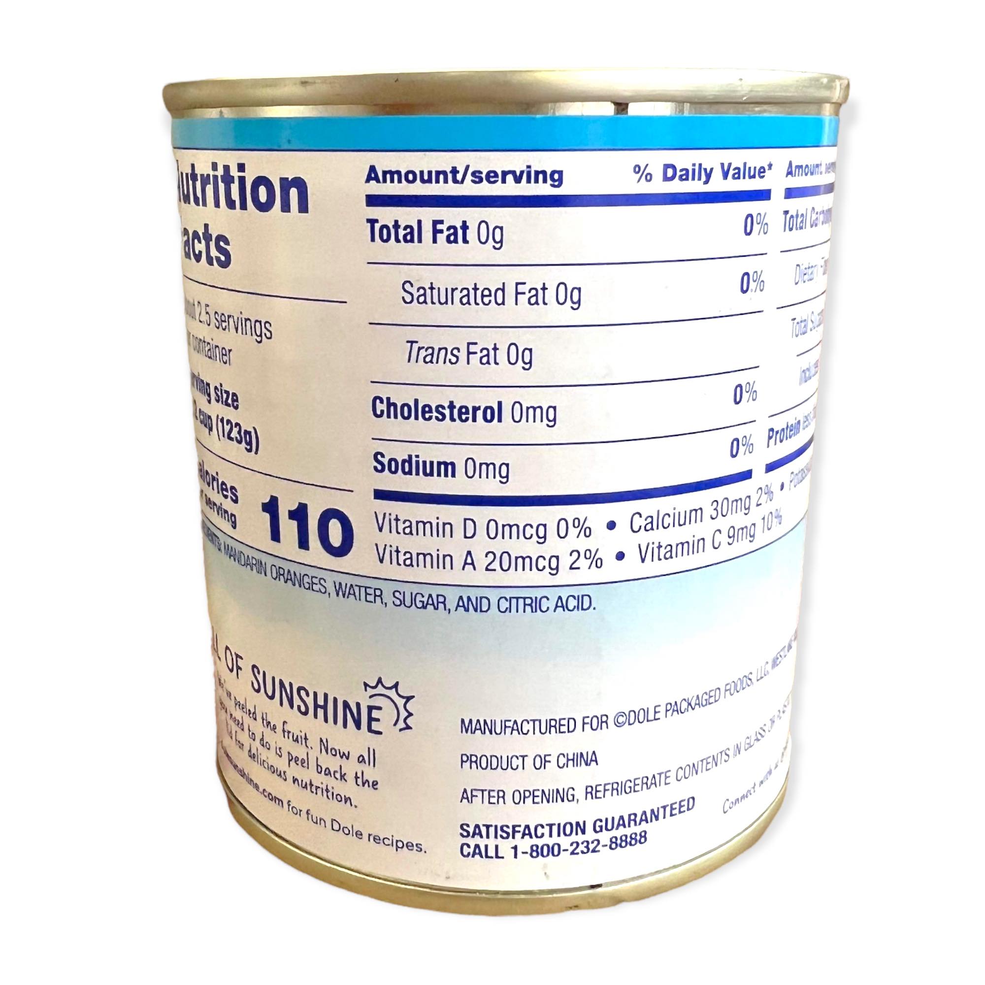 Dole - Mandarin Orange in Light Syrup - 11 OZ