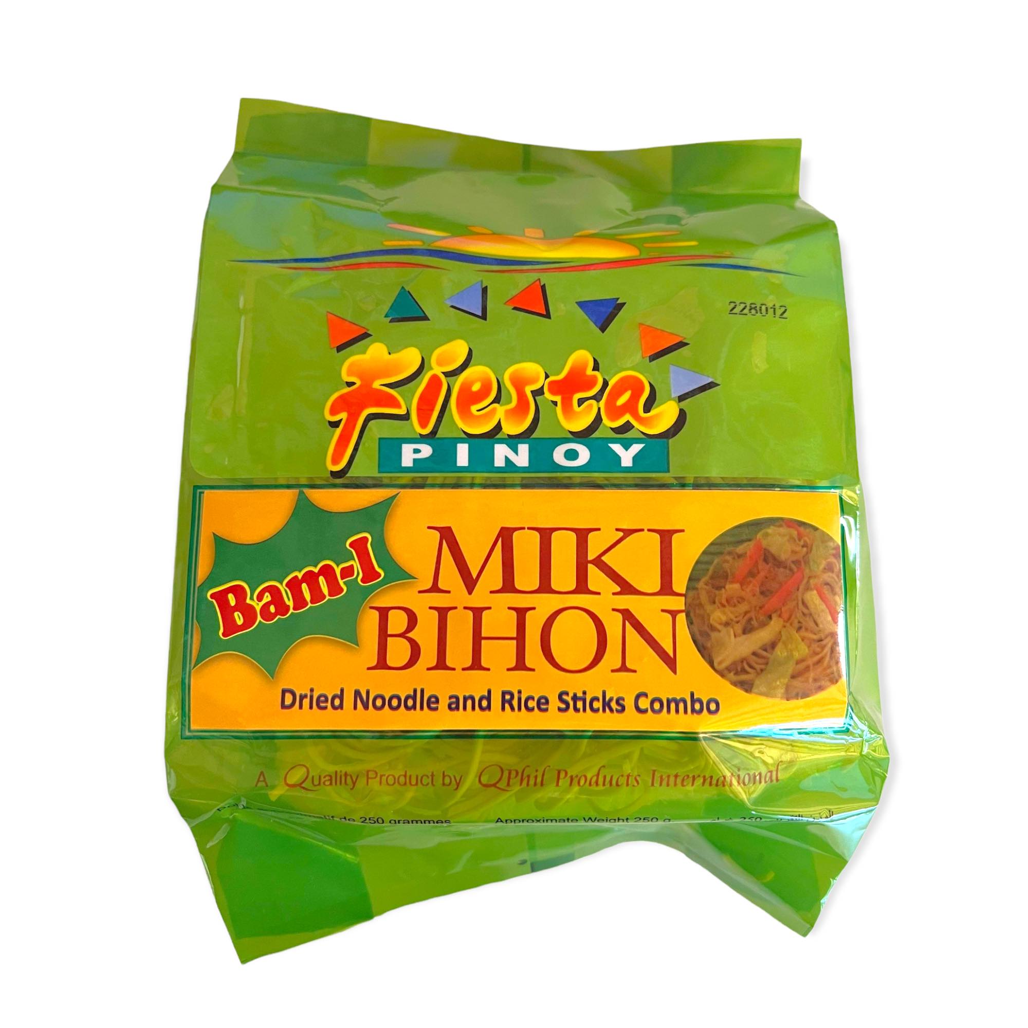 Fiesta Pinoy - Miki Bihon - Dried Noodle and Rice Sticks Combo - 250G