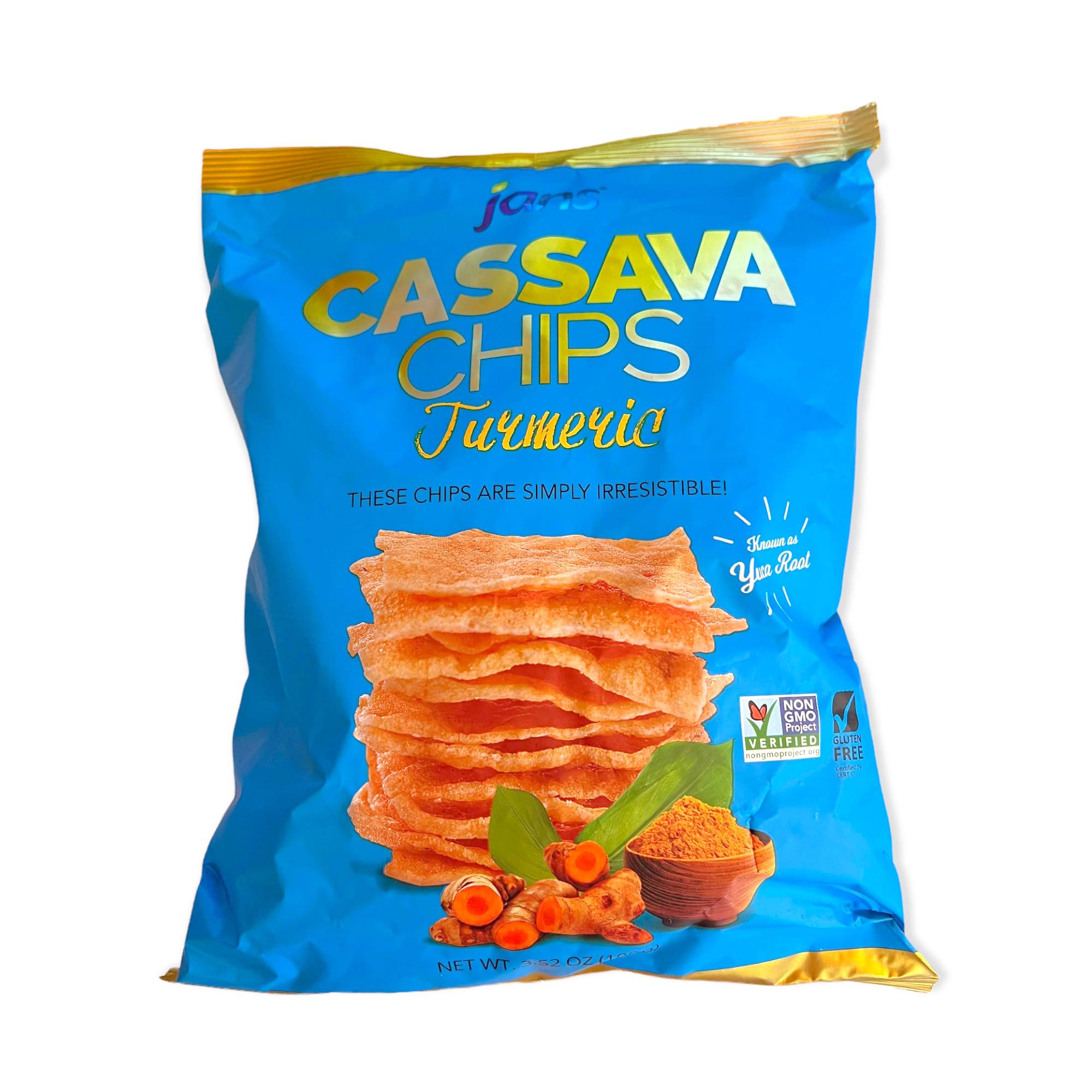 Jans - Cassava Chips - Turmeric - 100 G