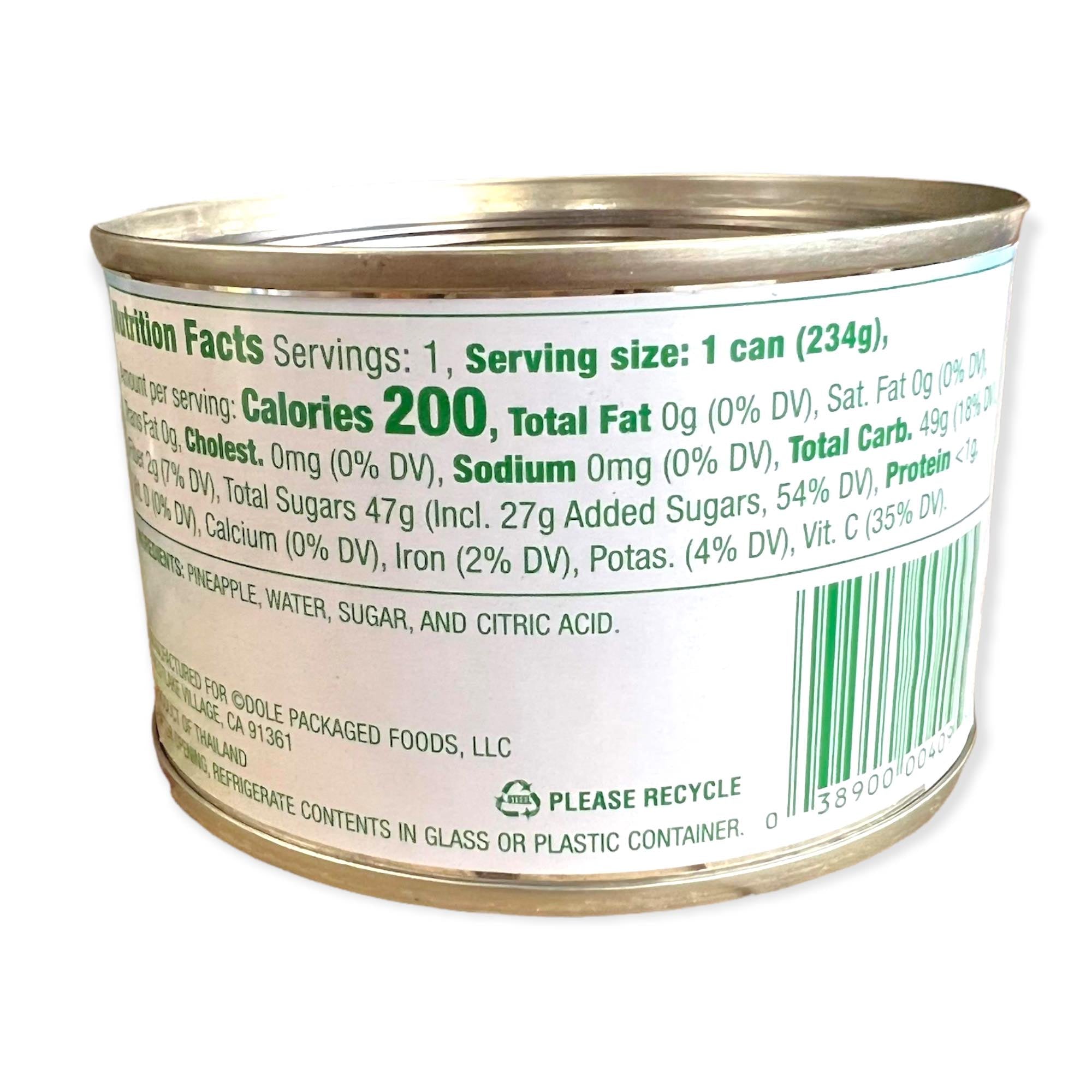 Dole - Pineapple Chunks in Syrup