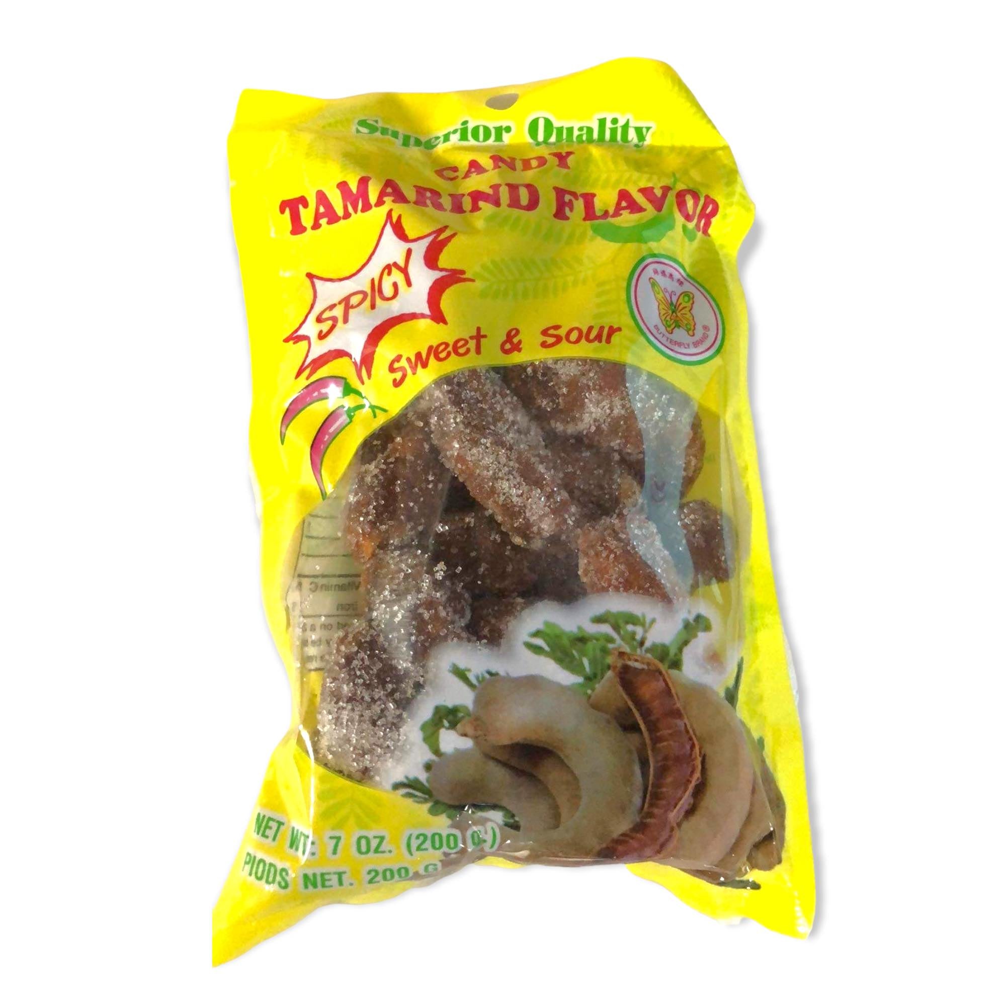 Butterfly Brand - Tamarind Flavor Candy - Sweet and Sour - Spicy - 200 G