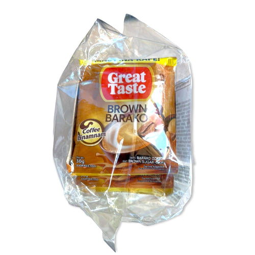 Great Taste - Brown Barako Coffee Mix - 10 Pack Sachet - 300 G
