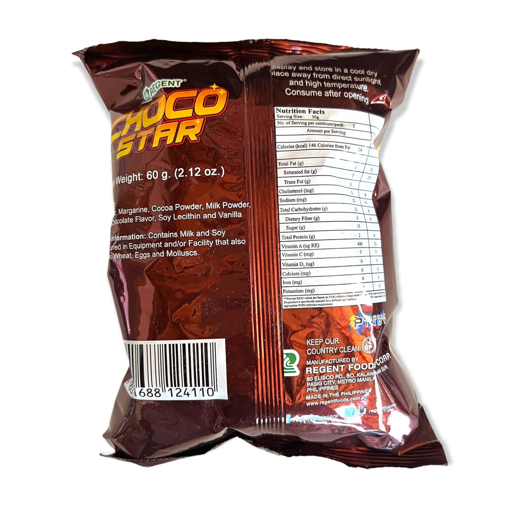 Regent - Choco Star - Chocolate Flavored Corn Snack - 60 G