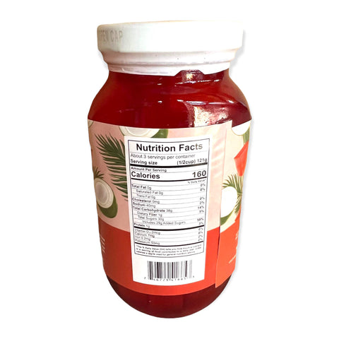 Mara Clara - Nata de Coco Red - Sweet Coconut Gel in Syrup - 12 OZ