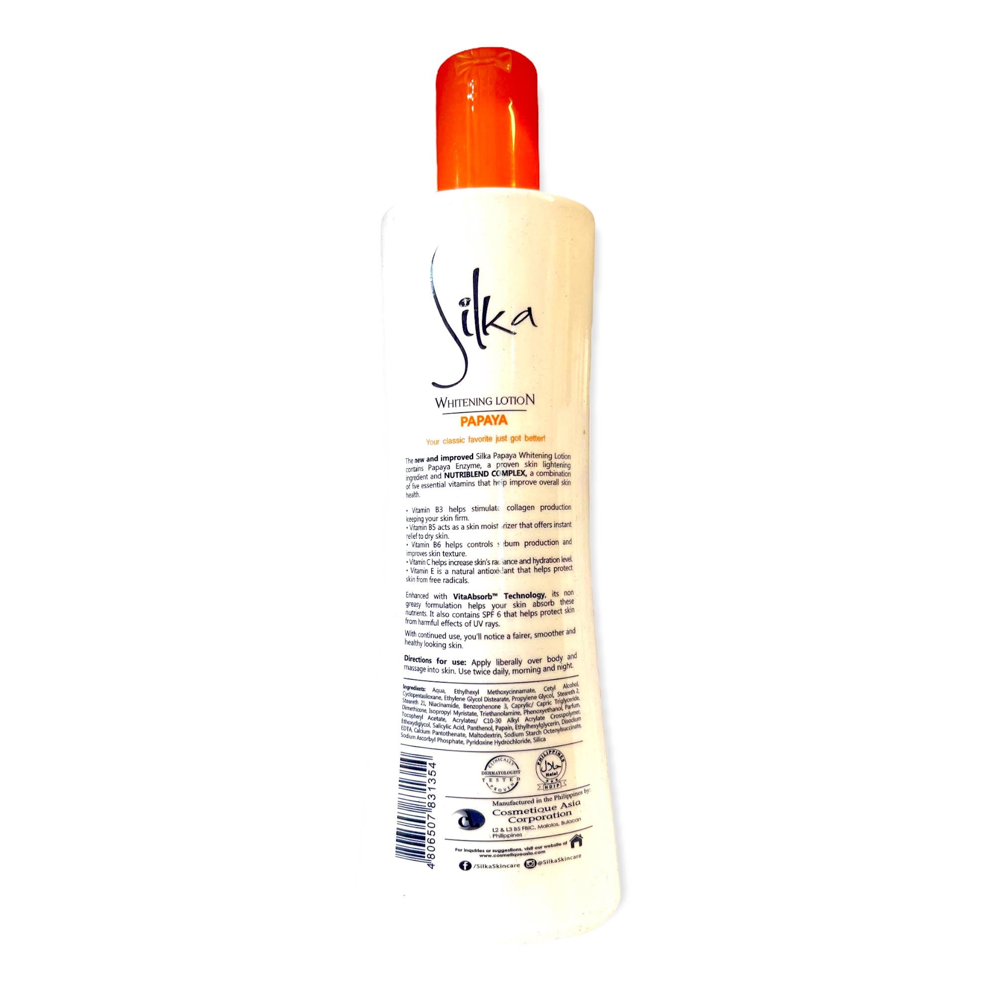 Silka - Lotion - Papaya - SPF6 - 300 ML