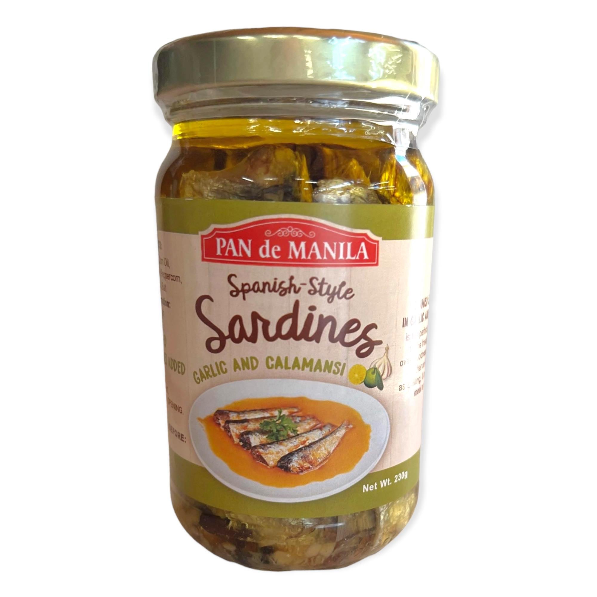 Pan de Manila - Bottled Sardines Garlic & Calamansi - 230 G