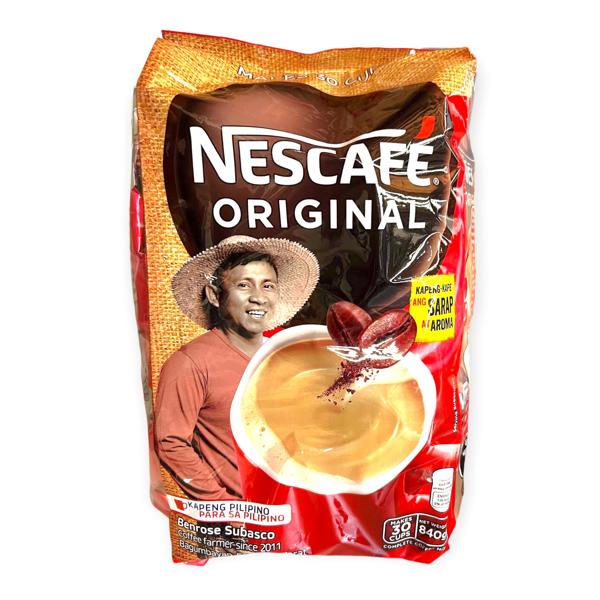 Nescafe - Original Coffee Mix - Kapeng Pilipino - 30 Pack Sachet Servings - 840 G