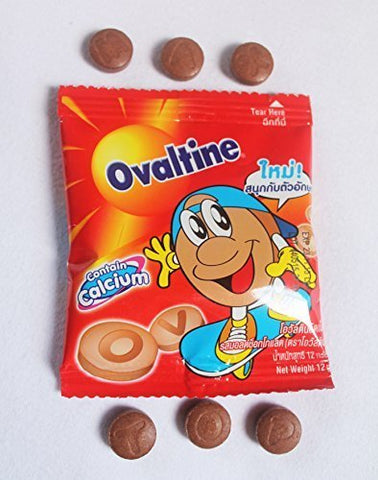 Ovaltine Malt Chocolate Flavor Candy - 9 Pack - 8 G