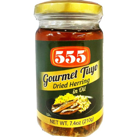 555 - Gourmet Tuyo - Dried Herring in Oil - Regular - 210 G