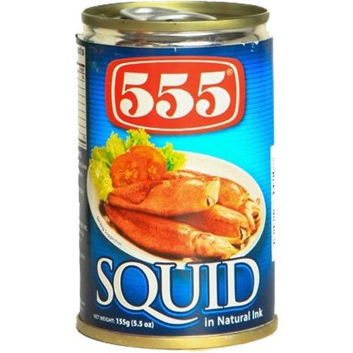 555 - Squid in Natural Ink - 155 G