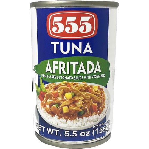 555 - Tuna Afritada - Tuna Flakes in Tomato Sauce with Vegetables - 155 G