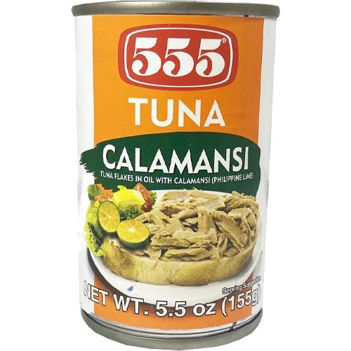 555 - Tuna Calamansi - Tuna Flakes in Oil with Calamansi (Philippine Lime) - 155 G