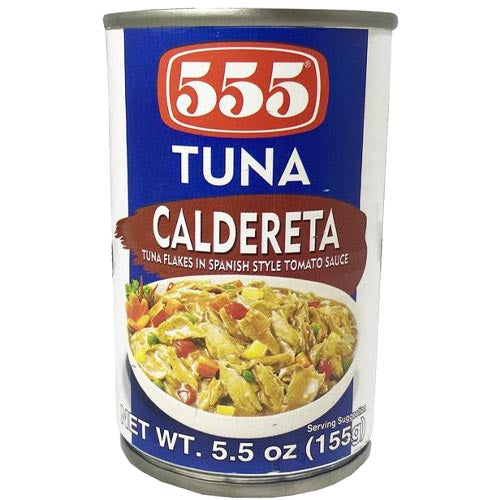 555 - Tuna Caldereta - Tuna Flakes in Spanish Style Tomato Sauce - 155 G