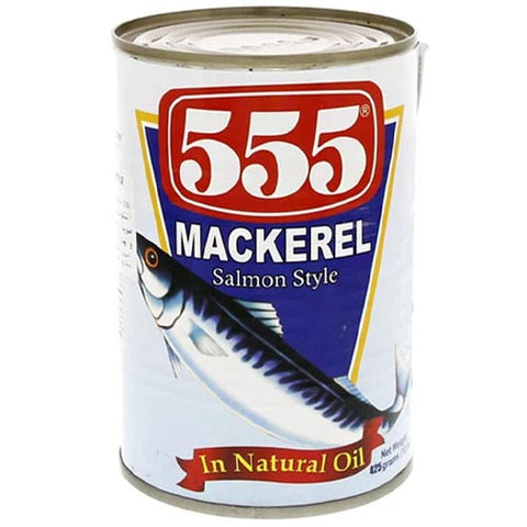 555 Mackerel Salmon Style in Natural Oil
