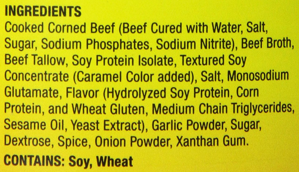 Argentina Corned Beef (Long Shreds) YELLOW - 12 OZ