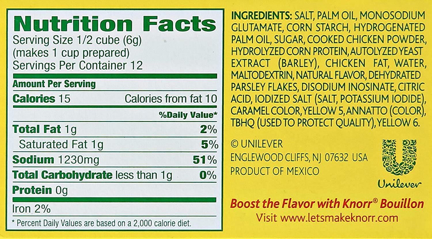 Knorr - Chicken Cube (Bouillon) - 2.5 OZ