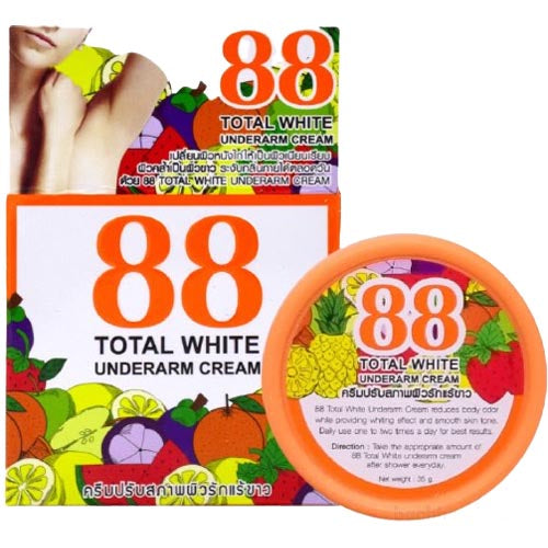 88 Total White - Underarm Cream - 35 G