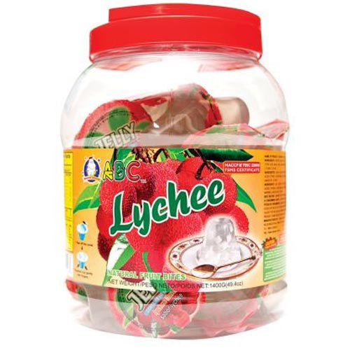 ABC Coconut Jelly Lychee in Plastic Jar - 1400 G