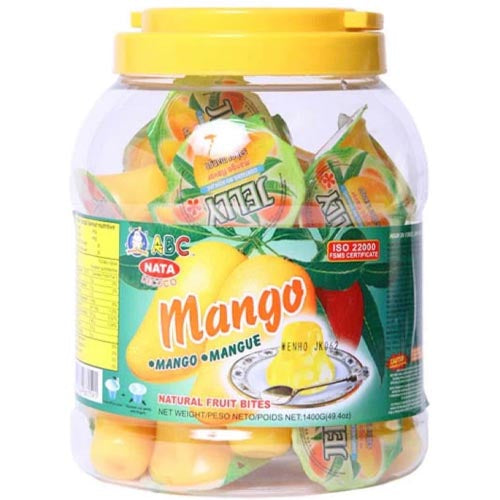 ABC Coconut Jelly Mango in Plastic Jar BIG - 1400 G
