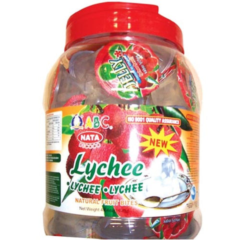 ABC Coconut Jelly Lychee in Plastic Jar - 1000 G