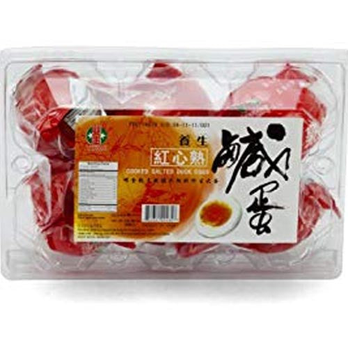 ASN/TAS - Itlog Na Pula - Cooked Salt Duck Egg - 6 PC