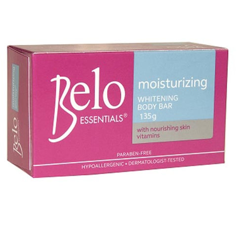 Belo Essentials - Moisturizing Whitening Body Bar with Nourishing Skin Vitamins (Blue) - 135 G