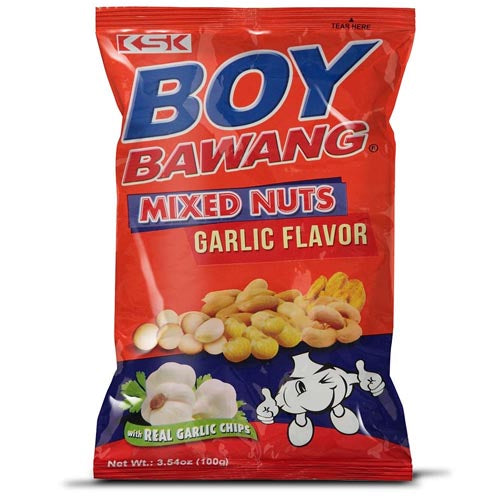 Boy Bawang - Mixed Nuts Garlic Flavor Cornick - 85 G