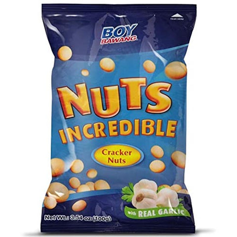 Boy Bawang - Nuts Incredible - Cracker Nuts with Real Garlic - 100 G