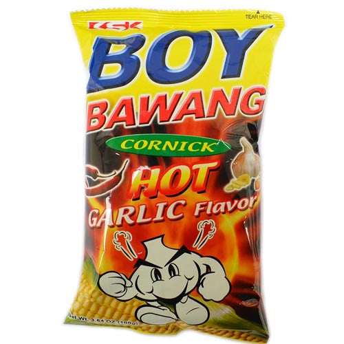 Boy Bawang - Hot Garlic Cornick - 90 G